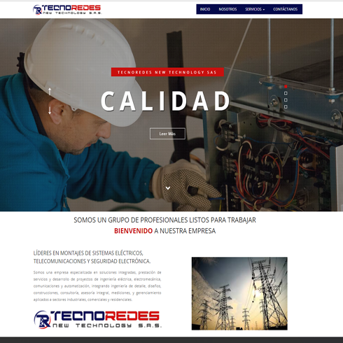 Sitio web TecnoRedes NT